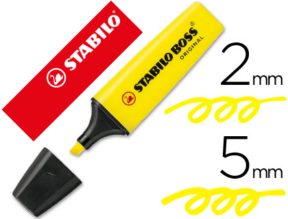 ROTULADOR STABILO BOSS FLUORESCENTE 70 AMARILLO