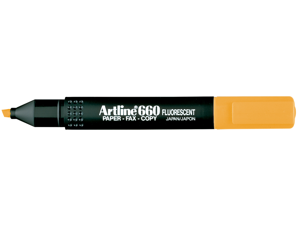 ROTULADOR ARTLINE FLUORESCENTE EK-660 NARANJA PUNTA BISELADA