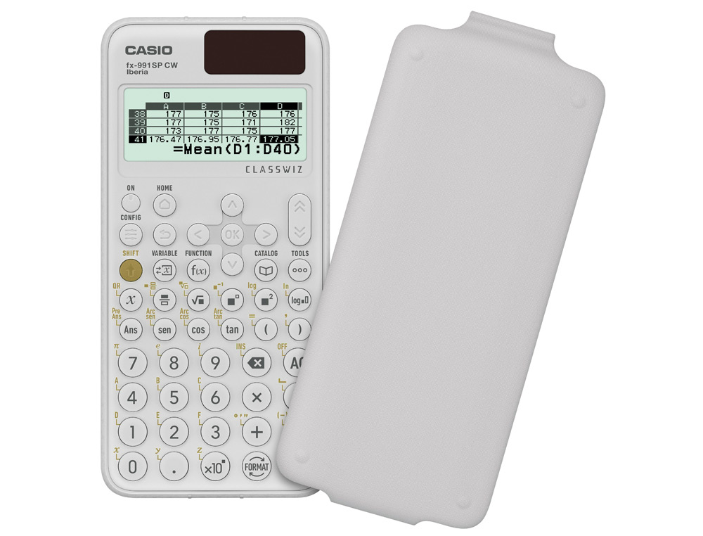 CALCULADORA CASIO FX-991SP CW IBERIA CLASSWIZ CIENTIFICA 560 FUNCIONES 9 MEMORIAS 10+2 DIGITOS 5 IDIOMAS CON TAPA