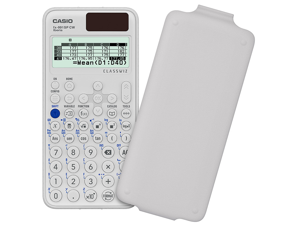 CALCULADORA CASIO FX-991SP CW IBERIA CLASSWIZ CIENTIFICA 560 FUNCIONES 9 MEMORIAS 10+2 DIGITOS 5 IDIOMAS CON TAPA