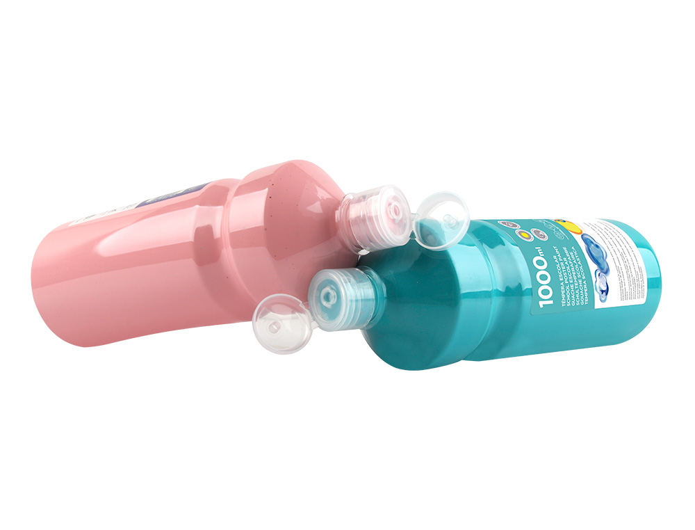 TEMPERA LIQUIDA LIDERPAPEL ESCOLAR 1000 ML BLANCO