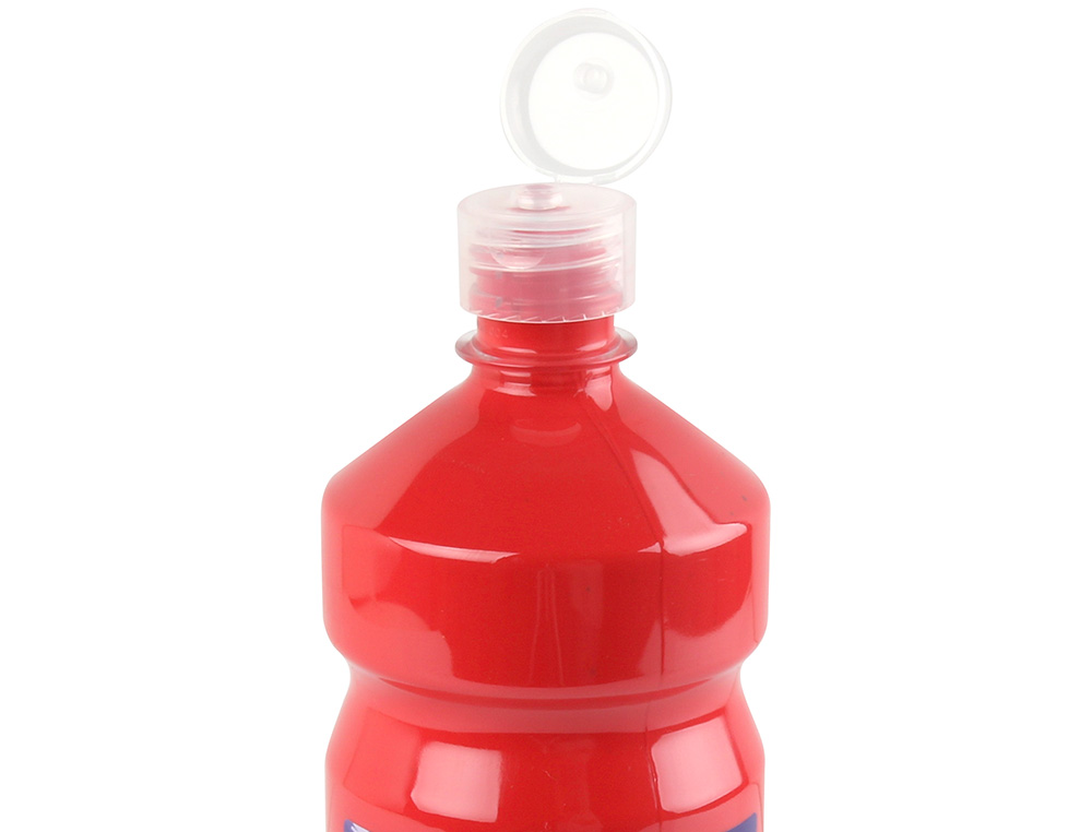 TEMPERA LIQUIDA LIDERPAPEL ESCOLAR 1000 ML ROJO
