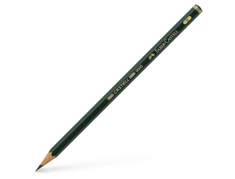 LAPICES DE GRAFITO FABER 9000 B UNIDAD